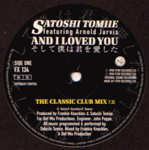 And I Loved You Satoshi Tomiie,Arnold Jarvis