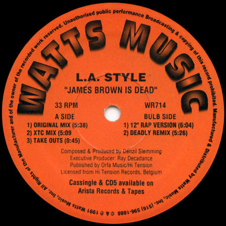James Brown Is Dead L.A. Style