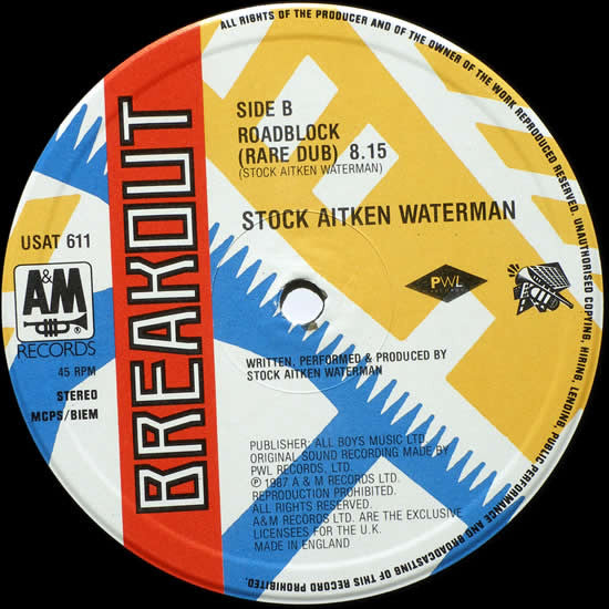 Roadblock Stock, Aitken & Waterman