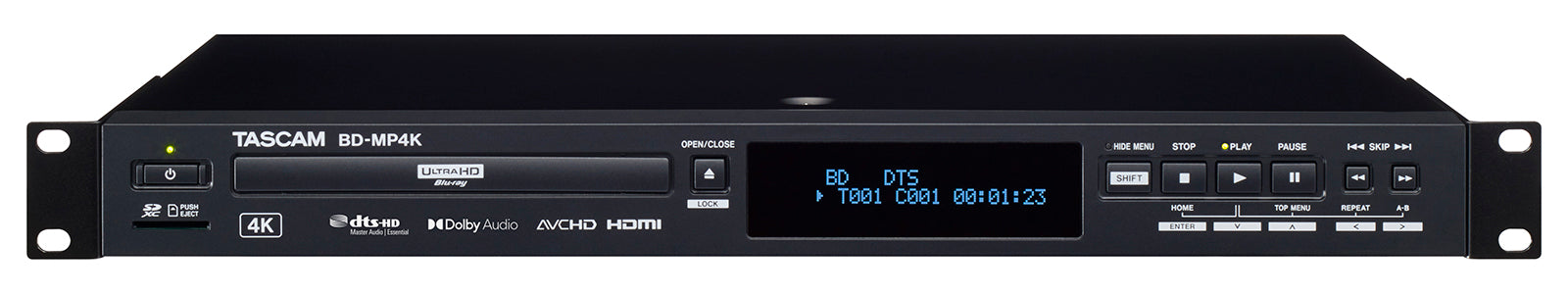 Tascam Professional-Grade 4K UHD Blu-ray Player 