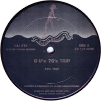 Rectangle Triangle G U's 70's Trip album cover with vibrant retro design and bold typography.