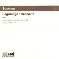 Rectangle Triangle Pilgrimage / Mescalito disc one album cover featuring abstract artwork with vibrant colors and intricate designs.