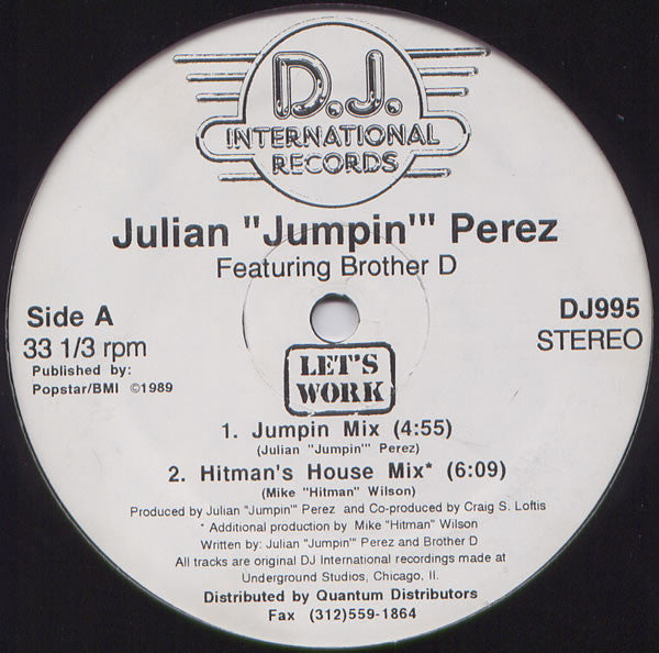 Let's Work 5 Julian "Jumpin" Perez,Brother D