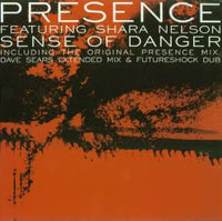 Rectangle Triangle Sense of Danger remixes album cover with abstract geometric shapes and bold typography on a vibrant background.