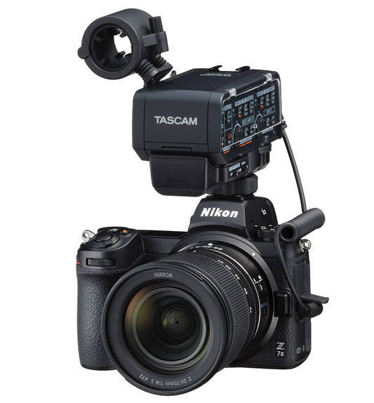 Tascam XLR Microphone Adapter Kit for Cameras (3.5mm Analog)