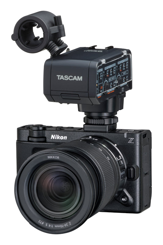 Tascam XLR Microphone Adapter Kit for Nikon Cameras
