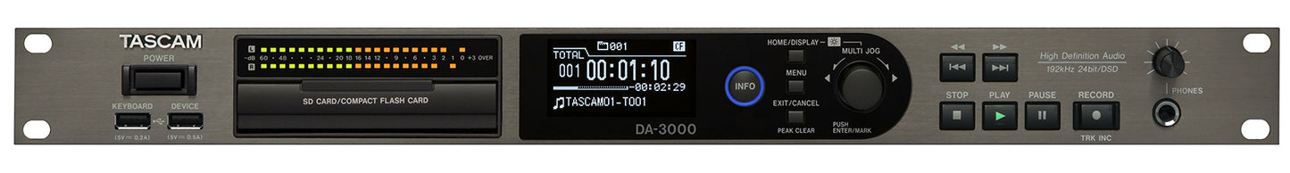Tascam DA-3000 Stereo Master Recorder / AD-DA Converter