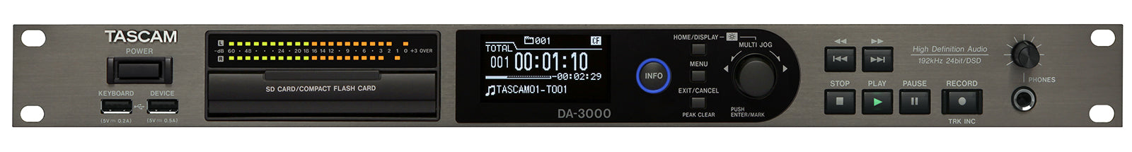 Tascam DA-3000 Stereo Master Recorder / AD-DA Converter 
