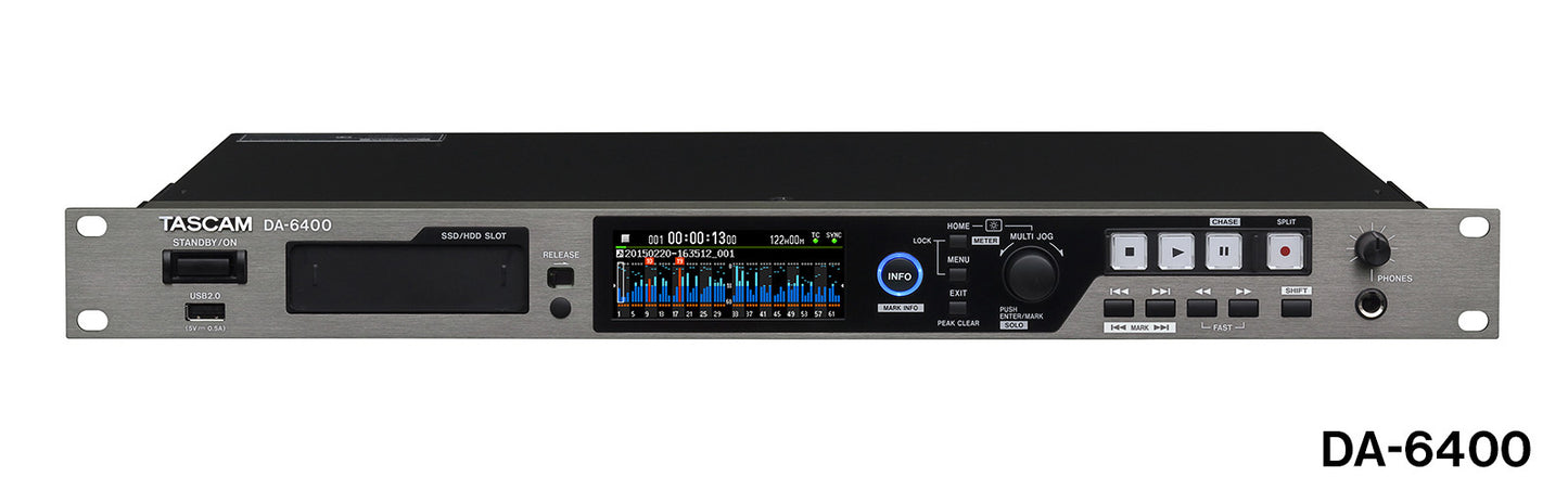 Tascam 64-Channel Digital Multitrack Audio Recorder