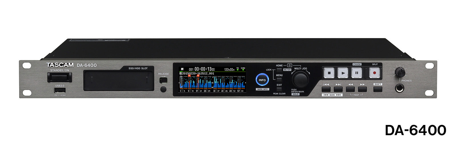 Tascam 64-Channel Digital Multitrack Audio Recorder 