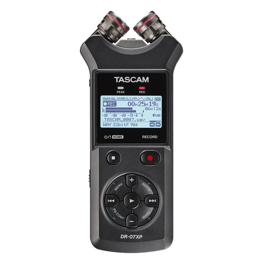 Tascam 2-Channel 32-Bit Float Handheld Recorder with USB-C & Adjustable Mics