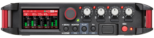 Tascam 4-Channel 32-Bit Float Field Recorder with Mixer, Timecode, and HDMI Sync