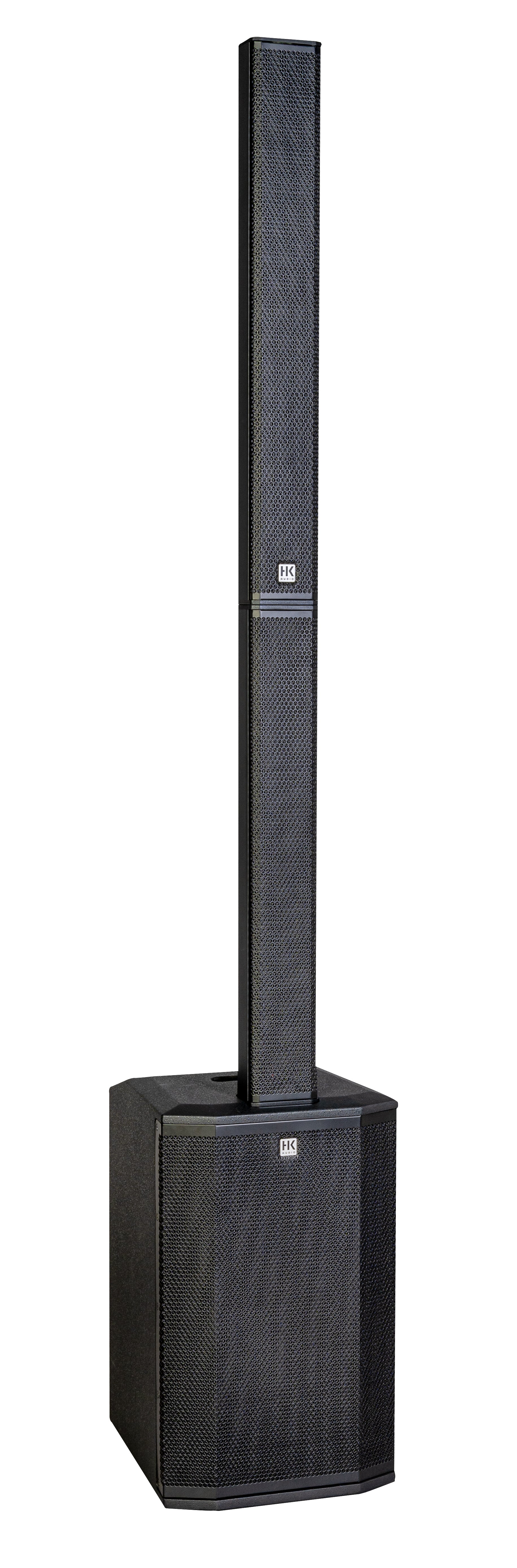 HK Audio 2000W 12" Active Column Loudspeaker System, Black 