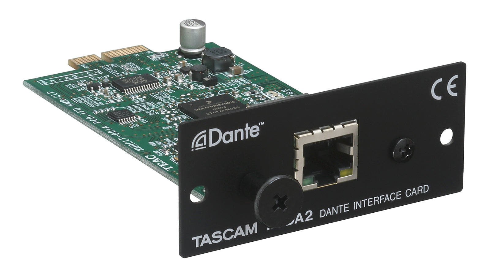 Tascam Two-Channel Input/Output Dante Interface Card for SS-R250N & SS-CDR250N Audio Recorders 