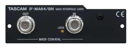 Tascam 64-Channel MADI Coaxial Interface Card for DA-6400 64-Channel Recorder