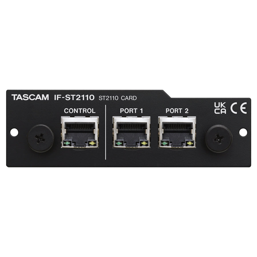 Tascam IF-ST2110 64-Channel SMPTE ST 2110 Interface Card