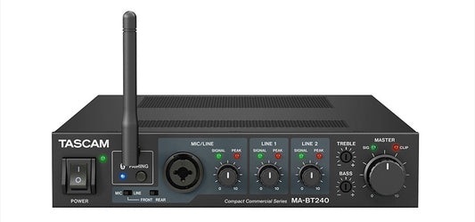 Tascam MA-BT240 240W Mixing Amplifier with Bluetooth Extension