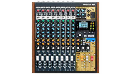 Tascam 10-Channel Mixer With 12-Track Recorder And USB Audio Interface