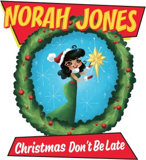 Norah Jones 3 Inch Vinyl Record - Christmas Don't Be Late 