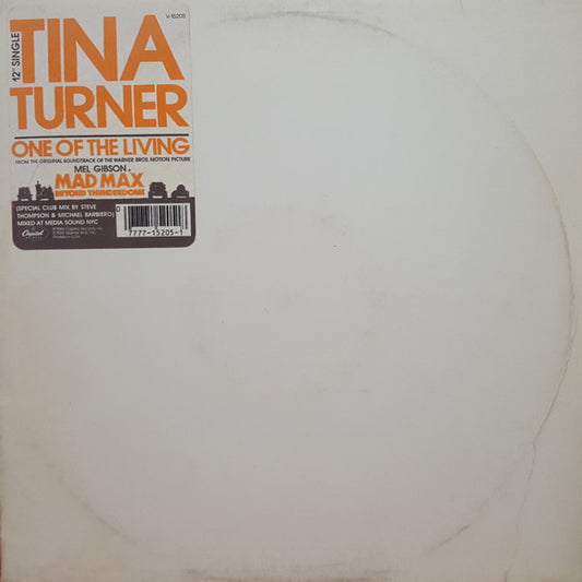Tina Turner - One Of The Living, 12" vinyl, on Capitol Records (1985)
