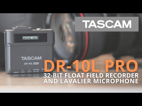 Tascam 32-bit float Field Recorder and Lavalier Mic 