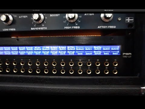 Black Lion Audio PBR-TRS3-LIT 48-Point Gold-Plated TRS Patchbay with LCD Displays 