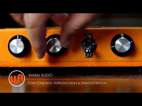 Warm Audio Foxy Tone Box Pedal For Fuzz Distortion + 9V Adapter