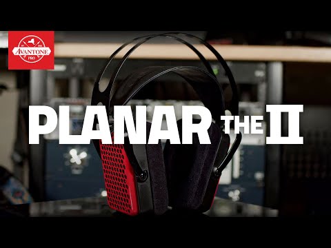 Avantone Pro Av Planar Ii Black Planar the II Reference-Grade Open-Back Headphones, Black