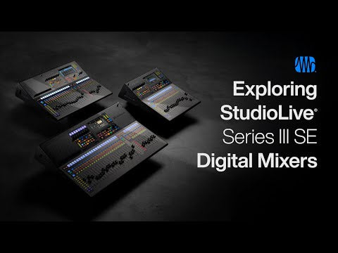 PreSonus StudioLive Series III SE 32 Digital Console Mixer / Recorder / Interface