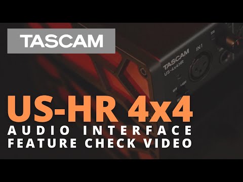 Tascam 4-in / 4-out USB-C Audio Interface 