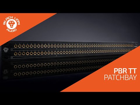 Black Lion Audio Pbr Tt 96-point Patchbay with 96 Gold-plated TT Connectors 