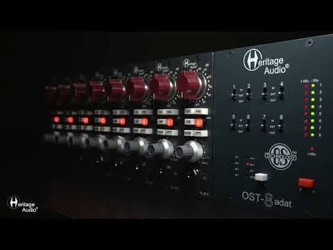 Heritage Audio OST8-ADAT 8-Slot 500 Series Rack With ADAT Output 24bit / 192kHz 
