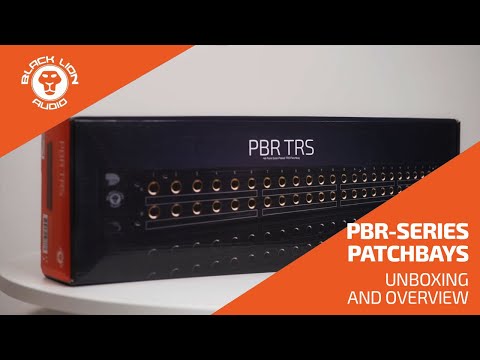 Black Lion Audio PBR-TRS-3 48-Point Gold-Plated TRS Patchbay With 3-Way Switching 