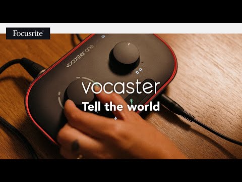 Focusrite Podcast Bundle With Vocaster Two Audio Interface, Microphone and Headphones