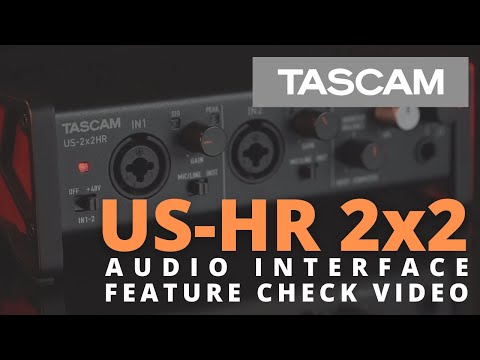 Tascam 2-in / 2-out USB-C Audio Interface 