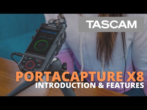Tascam 6-Input / 6-Track Handheld Adaptive Multitrack Recorder 