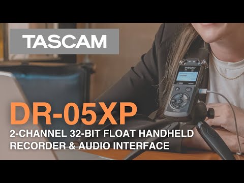 Tascam 2-Channel 32-Bit Float Portable Handheld Recorder With USB-C Interface 