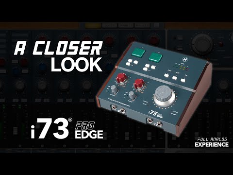 Heritage Audio I73PRO-EDGE 12-In/16-Out USB-C Audio Interface with 2 Vintage-style Preamps