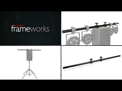Gator Gfw Lightspkflymt Lighting Crossbar To Mount Speakers With Fly Points