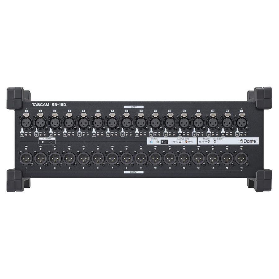 Tascam 16x16 Dante Stage Box and Audio Interface 