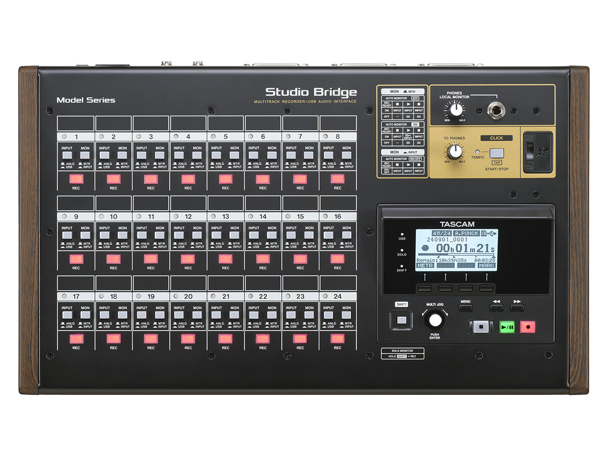 Tascam Studio Bridge 24-Track Recorder & USB Audio Interface 