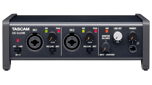 Tascam 2-in / 2-out USB-C Audio Interface