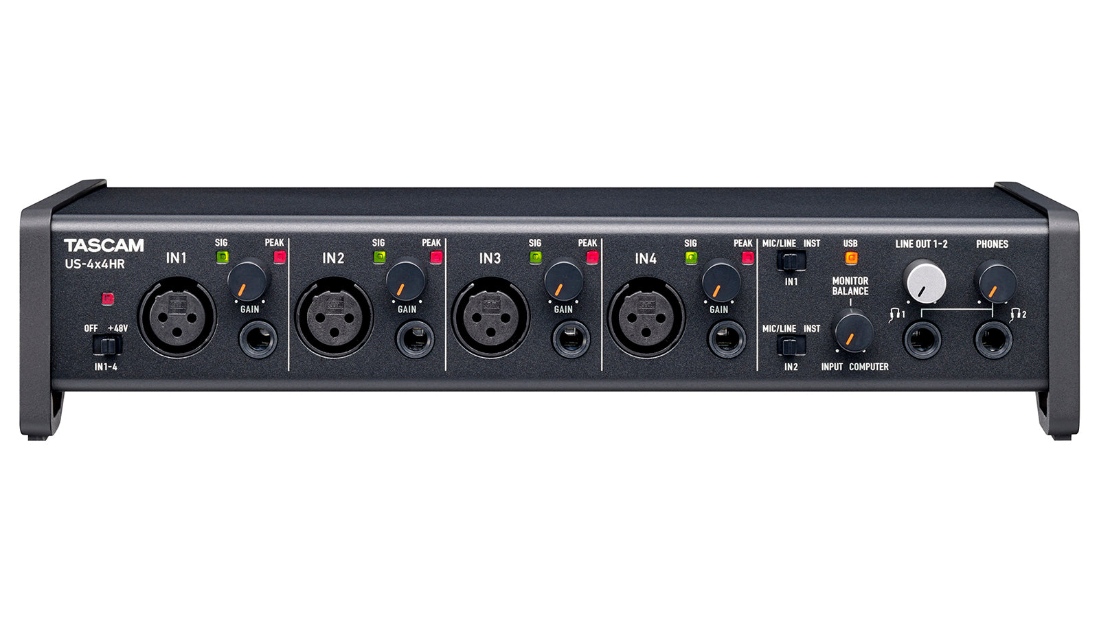 Tascam 4-in / 4-out USB-C Audio Interface 